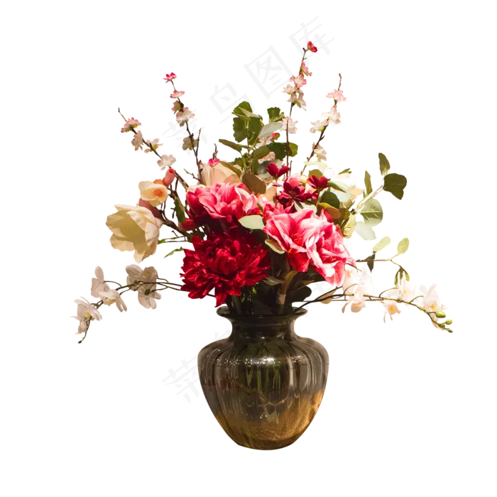 欧式装饰花瓶花卉(2000*2000px 300 dpi )
