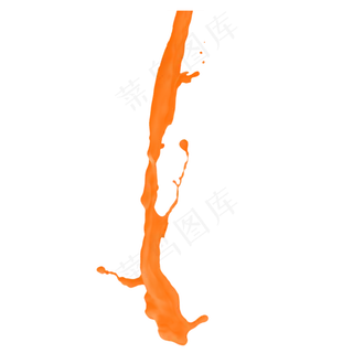 果汁橙汁飞溅,免抠元素