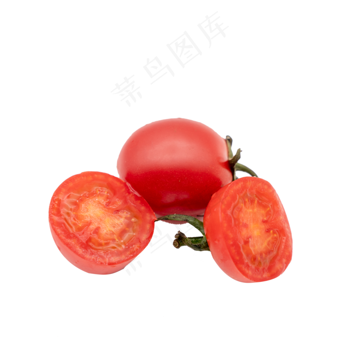 切开的圣女果小番茄水果蔬菜