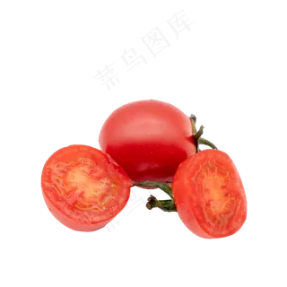 切开的圣女果小番茄水果蔬菜