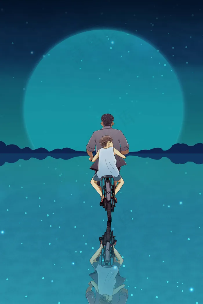 父爱如山感恩父亲(3543*5315px 	      )psd模版下载