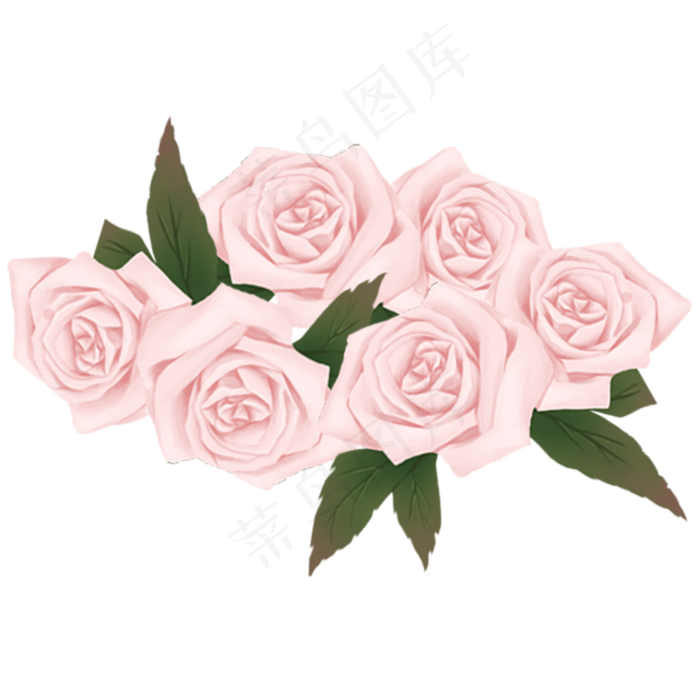 美妆节永生花节日装饰花卉(2000X2000(DPI:300))psd模版下载