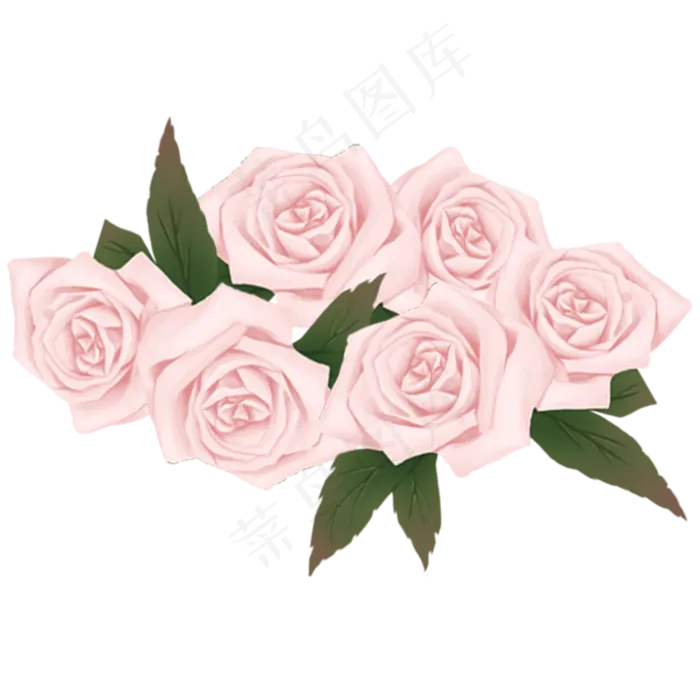 美妆节永生花节日装饰花卉(2000X2000(DPI:300))psd模版下载
