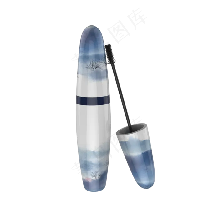 立体睫毛膏免抠素材(2500*2500px 300 dpi )psd模版下载