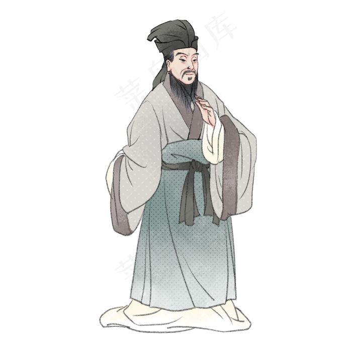 江淹男花神六月石榴(2000X2000(DPI:300))psd模版下载