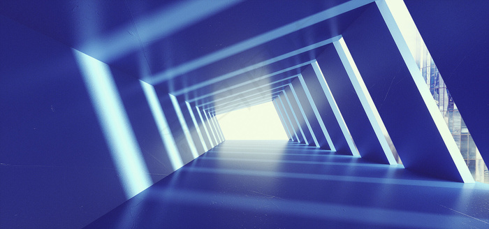 C4D商务光线空间展示(1920*900px 	       )