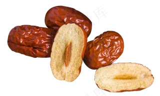 切开的红枣,免抠元素