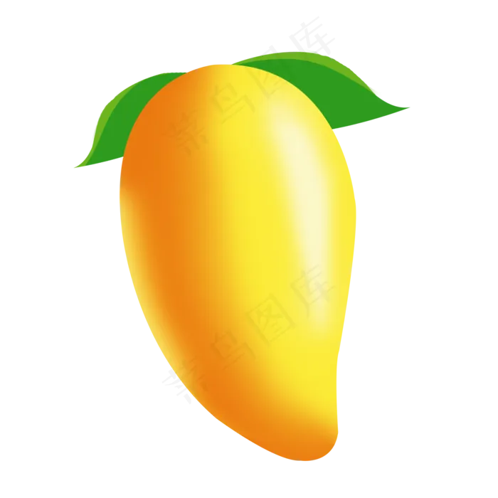 黄色新鲜芒果(2000X2000(DPI:300))psd模版下载