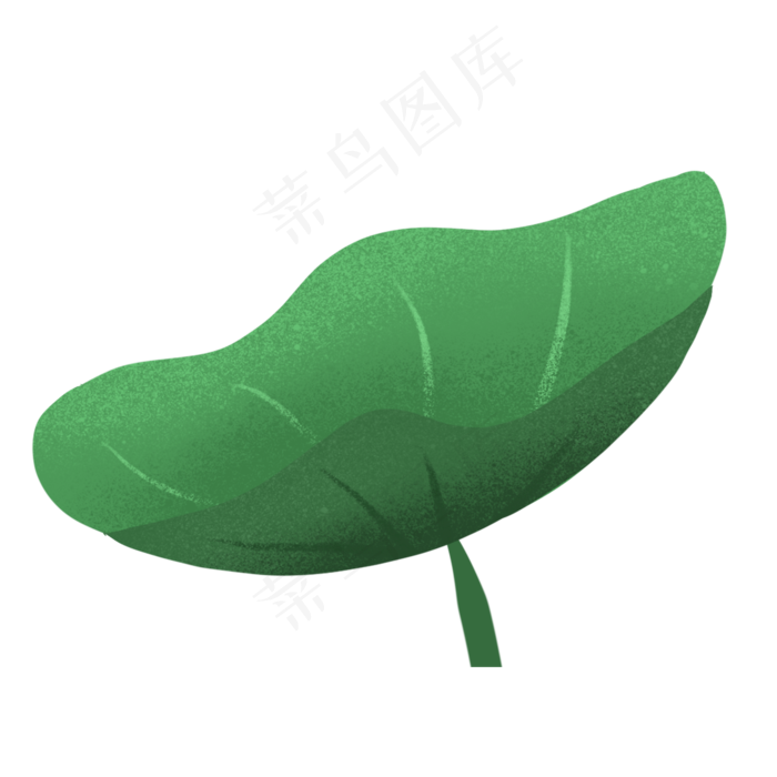 荷叶卡通荷花植物(2000X2000(DPI:300))psd模版下载