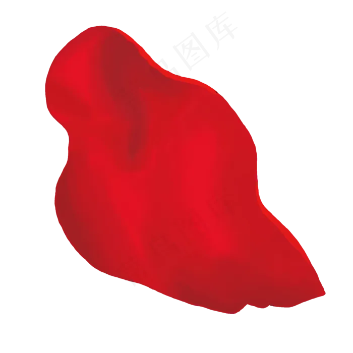 红色玫瑰花瓣卡通素材免费下载(2000X2000(DPI:300))psd模版下载