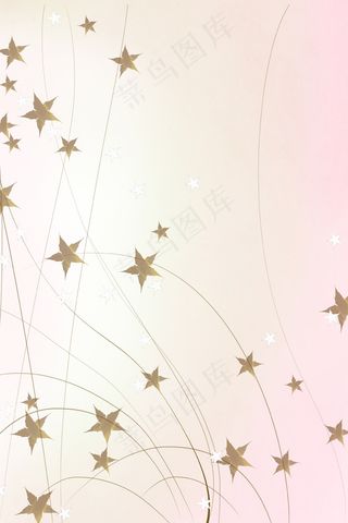 渐变纹理星星物边框