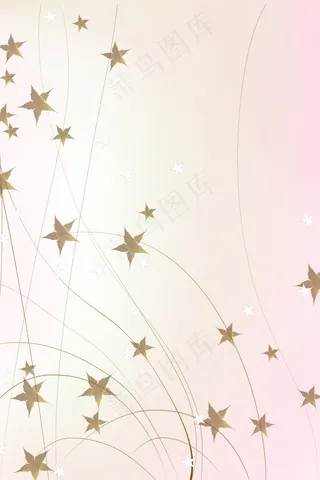 渐变纹理星星物边框