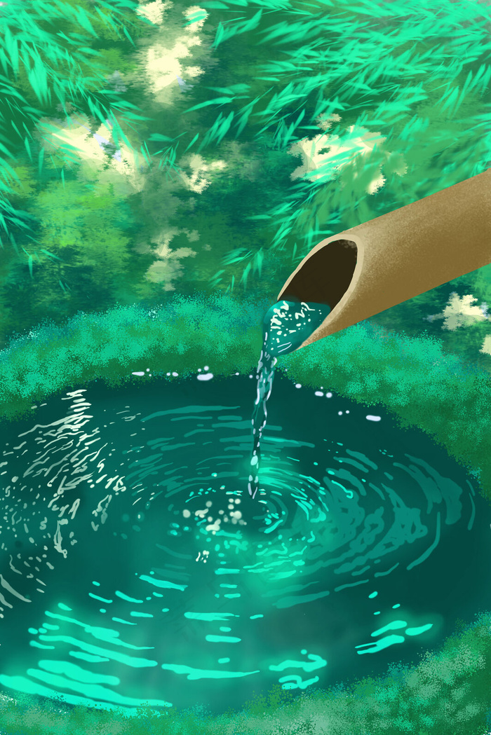 立夏主题之清凉之夏(3545X5315(DPI:300))psd模版下载