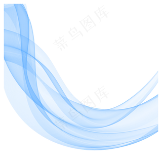 大波浪抽象线条,免抠元素