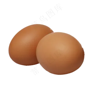 红棕色的鸡蛋免抠图