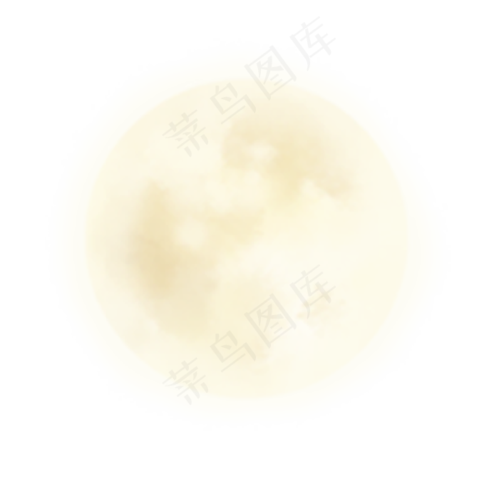 中秋节黄色月亮
