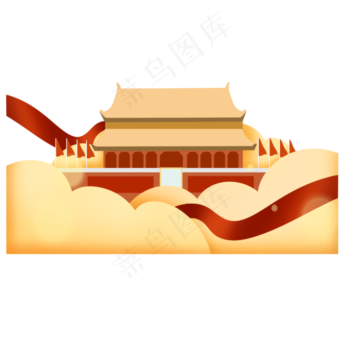 *剪纸风装饰(3000X3000(DPI:300))psd模版下载