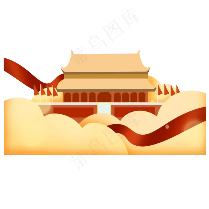 *剪纸风装饰(3000X3000(DPI:300))psd模版下载