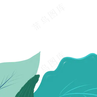 卡通春天绿叶下载