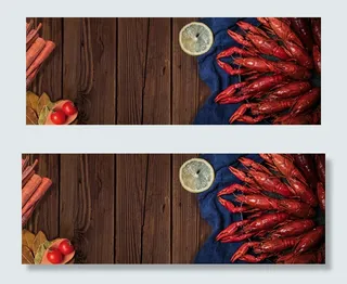 美食节龙虾banner