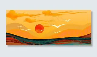 神话中国风新式中国风传说艺术罗盘宇宙