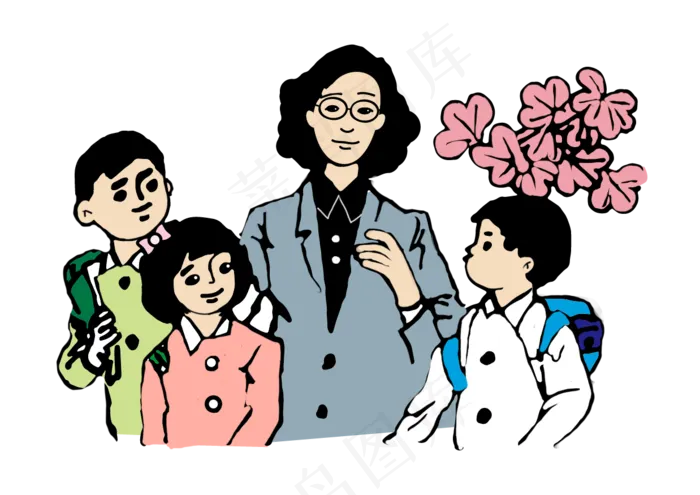 51劳动节手绘复古风教师劳动节