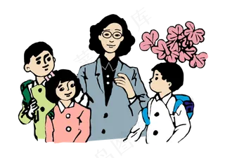 51劳动节手绘复古风教师劳动节