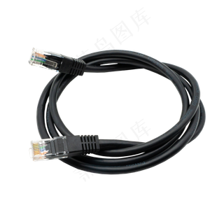 一根黑色网线,免抠元素