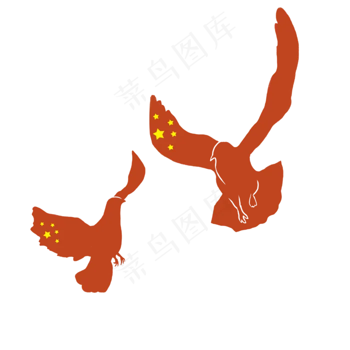 和平鸽剪影红色电商(2953X2953(DPI:300))psd模版下载