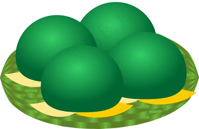 清明节传统绿色青团