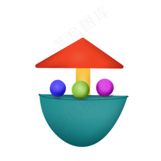 儿童益智玩具手绘装饰