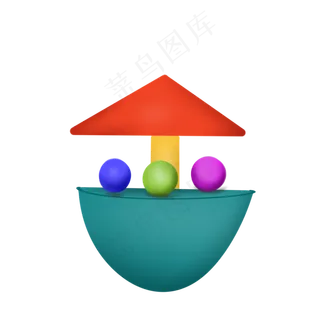 儿童益智玩具手绘装饰