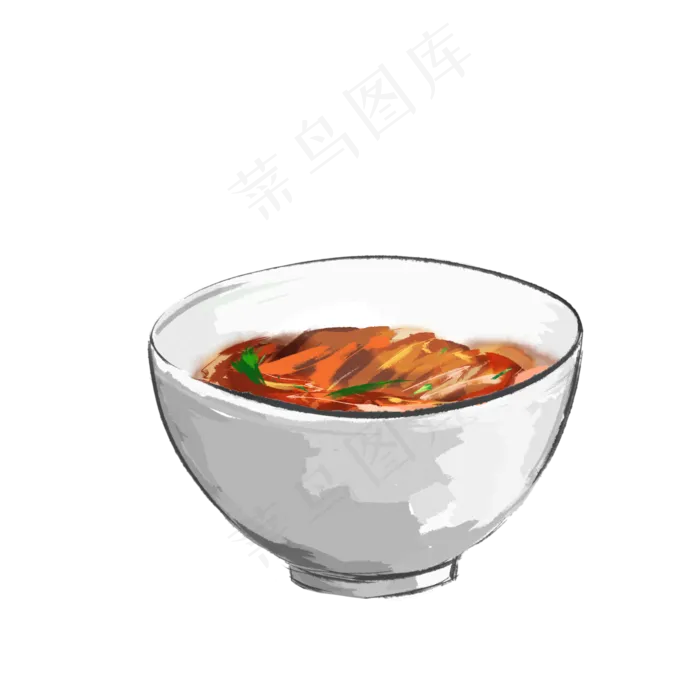 传统美食红烧牛肉面,免抠元素(2000X2000(DPI:300))psd模版下载