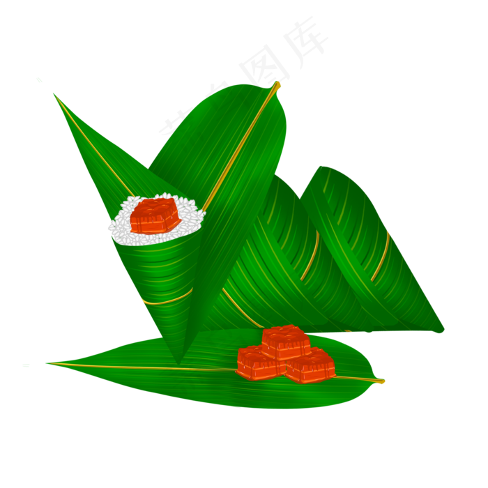 端午节粽子(2000X2000(DPI:300))psd模版下载
