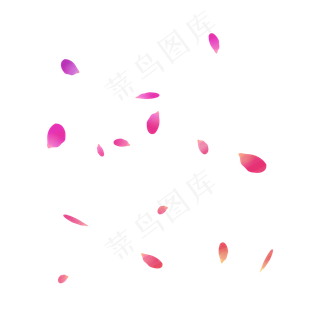 唯美漂浮玫瑰花花瓣