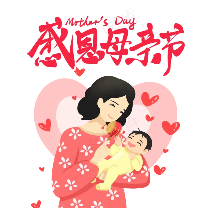 感恩母亲节(3000X3000(DPI:300))psd模版下载