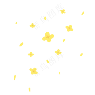 飘落的桂花花瓣图