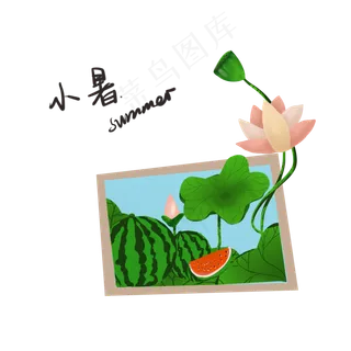 二十四节气小暑夏天西瓜
