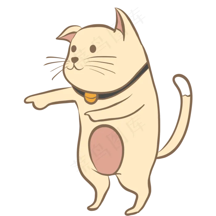 活泼猫咪(2000X2000(DPI:300))psd模版下载