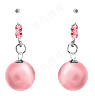 手绘耳环饰品装饰元素