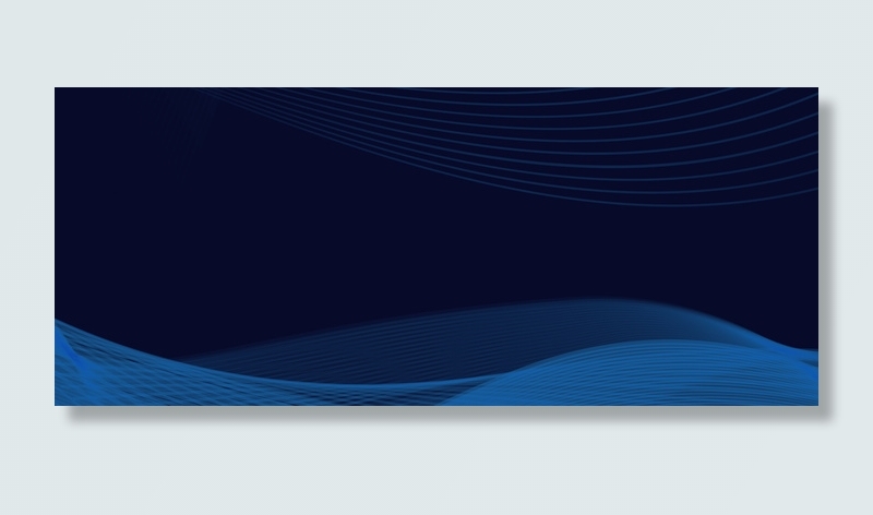 商务几何科技感大气曲线线条蓝色背景