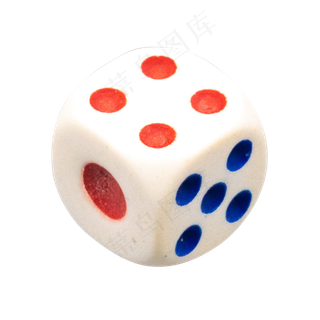 娱乐游戏骰子,免抠元素