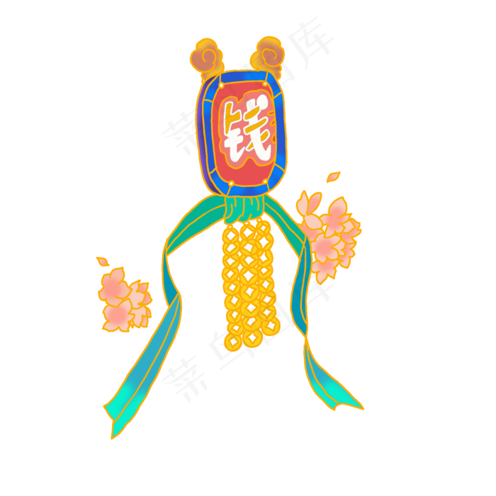装饰腰牌古代喜庆钱币招财发财铜(2000X2000(DPI:300))psd模版下载