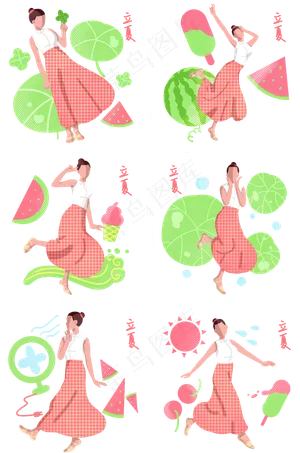立夏人物女孩拼图