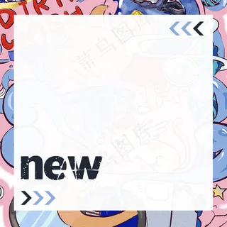 创意漫画涂鸦秋冬女装主图