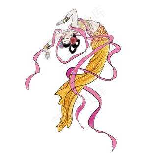 敦煌飞天仙女天女古典,免抠元素