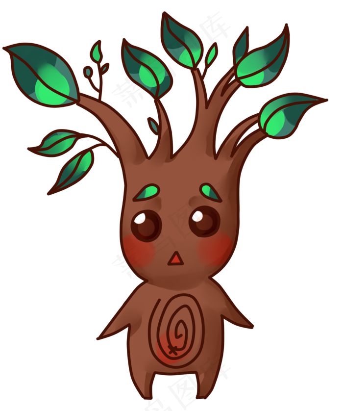童话世界树妖精灵,免抠元素