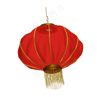 喜庆中国风大红灯笼PNG图片,免抠元素