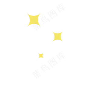 金色创意闪光元素,免抠元素