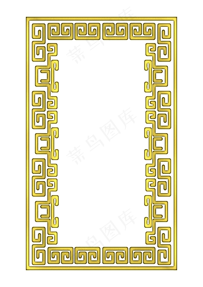汉风电商边框(2480X3508(DPI:300))psd模版下载